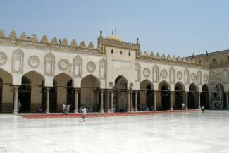 The courtyard of Al-Azhar in Cairo by Vyacheslav Argenberg