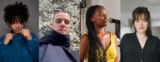 Roziena Salihu, Tobias Groot, Lisette Ma Neza and Zindzi Zwietering