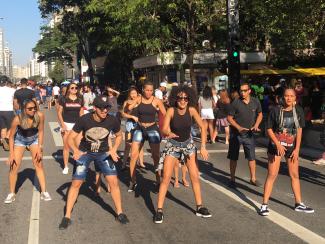 Avenida Paulista on Sunday, São Paulo. Photo: Josine Backus