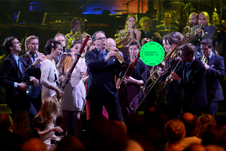 Nederlands Blazers Ensemble joined NCIO at Tencent Art in 2020. Photo by: Nederlands Blazers Ensemble.