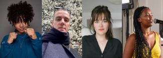 Roziena Salihu, Tobias Groot, Zindzi Zwietering and Lisette Ma Neza.