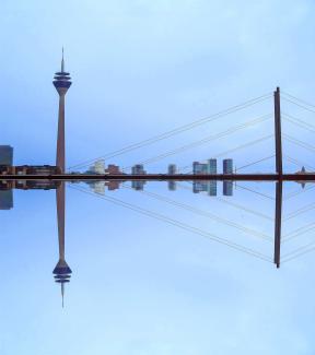 Skyline van Düsseldorf