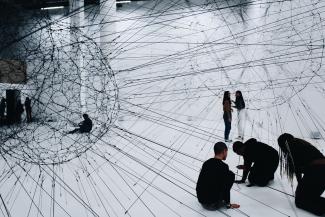 Alina Grubnyak, Art Installation.