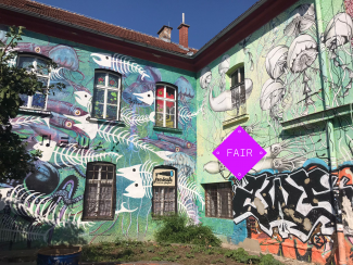Metelkova Mesto Cultural Center in Ljubljana, Slovenia