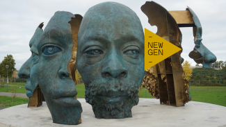'Rona Batho' by Mohau Modisakeng (2021).