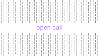 Open call banner
