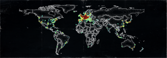 Heat map shows the most visited countries by Dutch makers in 2025