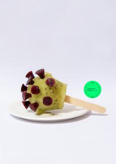 'Corona ice cream' by Chloé Rutzerveld, made for the publication Recipes for the Future, 2020