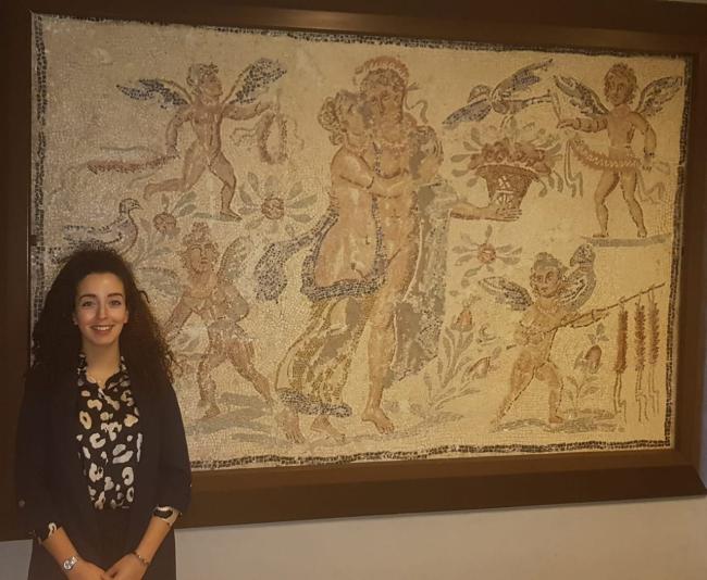 portrait of Asmae El Qably, Cultural mediator at the Archaeological Museum of Tétouan