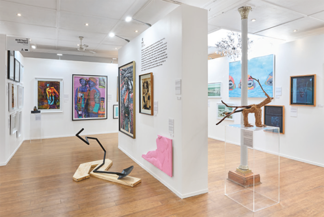 A contemporary art exhibition