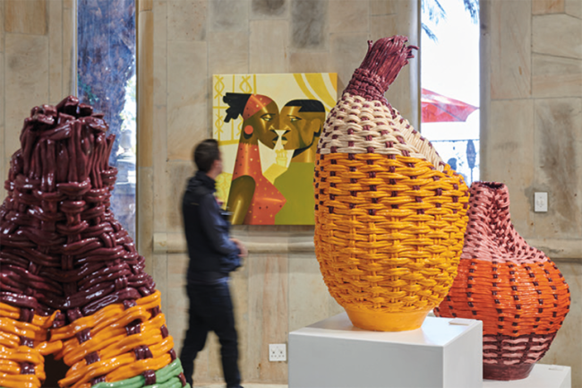 Contemporary art exhibition