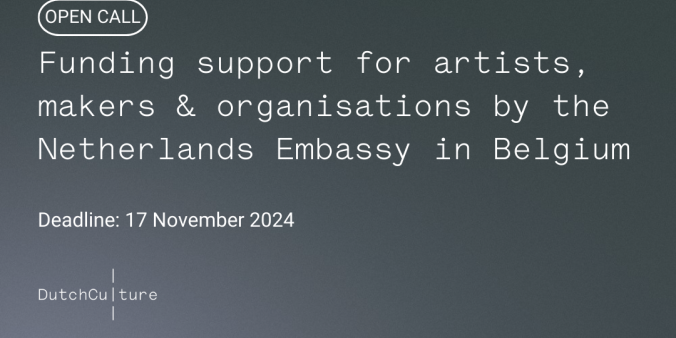 Open call for support by the Netherlands Embassy in Belgium