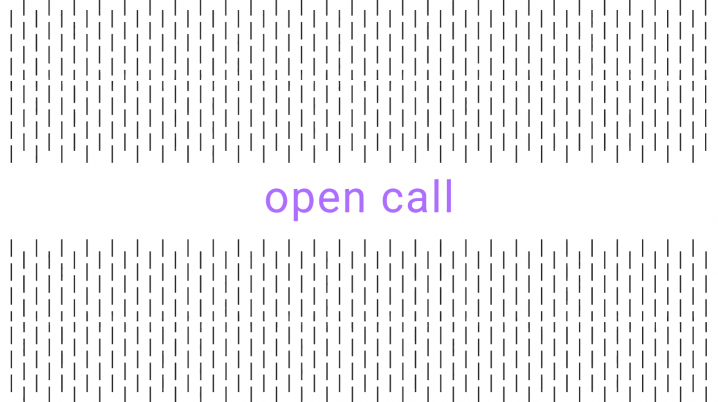 Open call banner