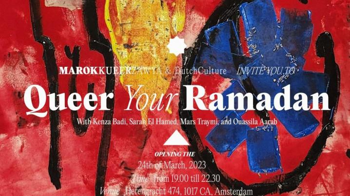 Exhibition poster for Queer your Ramadan