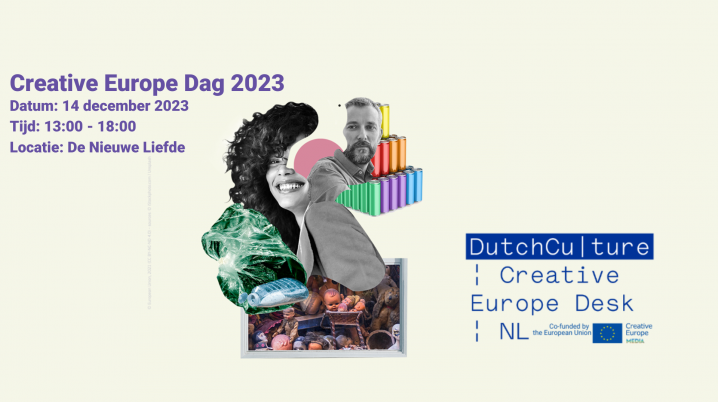 Campagne beeld voor Creative Europe Dag 2023